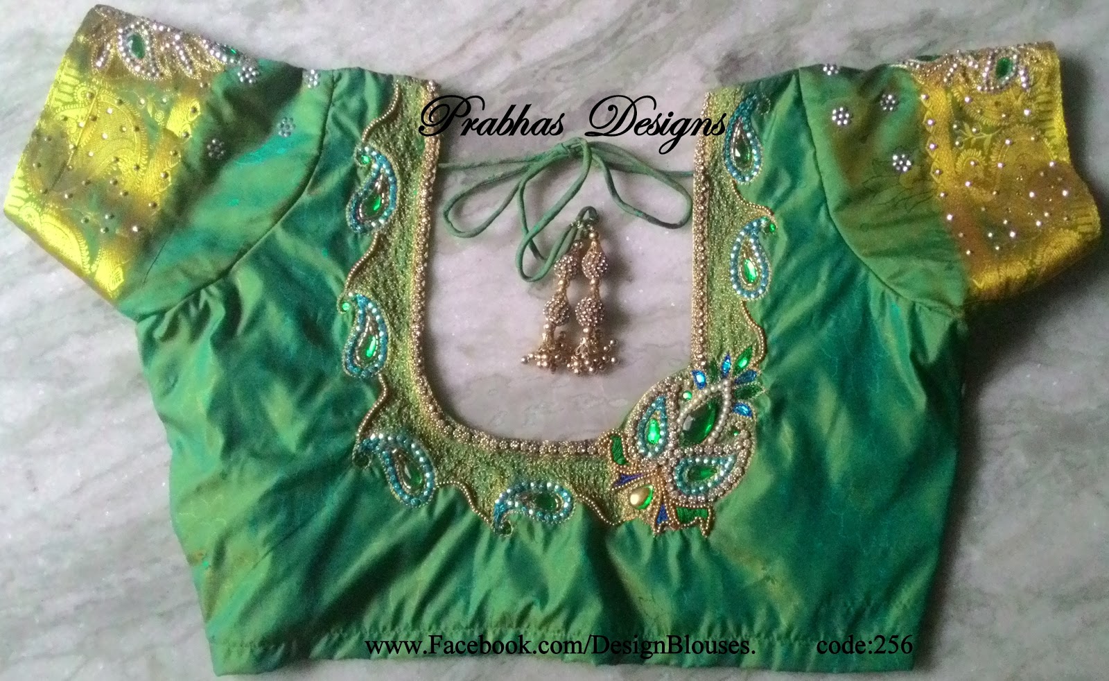 Aari Embroidery classes by Prabhas Designs Aari Embroidery Blouses