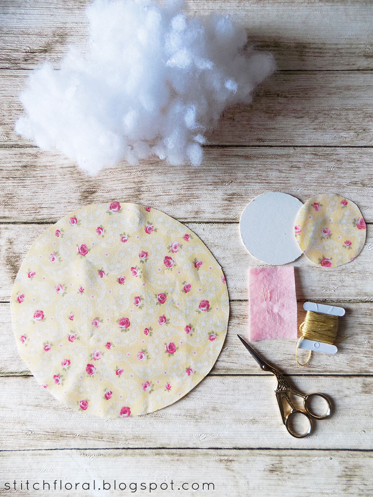The easiest DIY pin cushion Stitch Floral