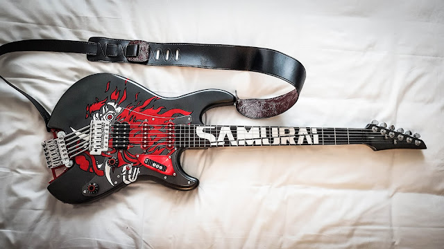 How was Samurai electric guitar from Cyberpunk 2077 made?
