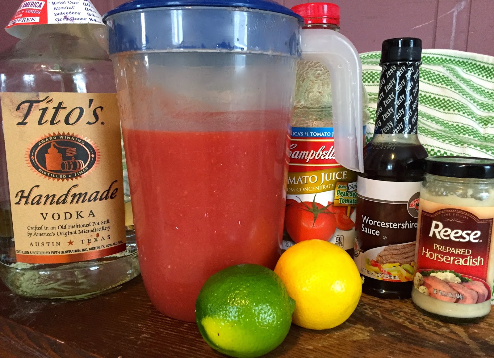 Gourmet Taste for the College Buds Homemade Bloody Marys