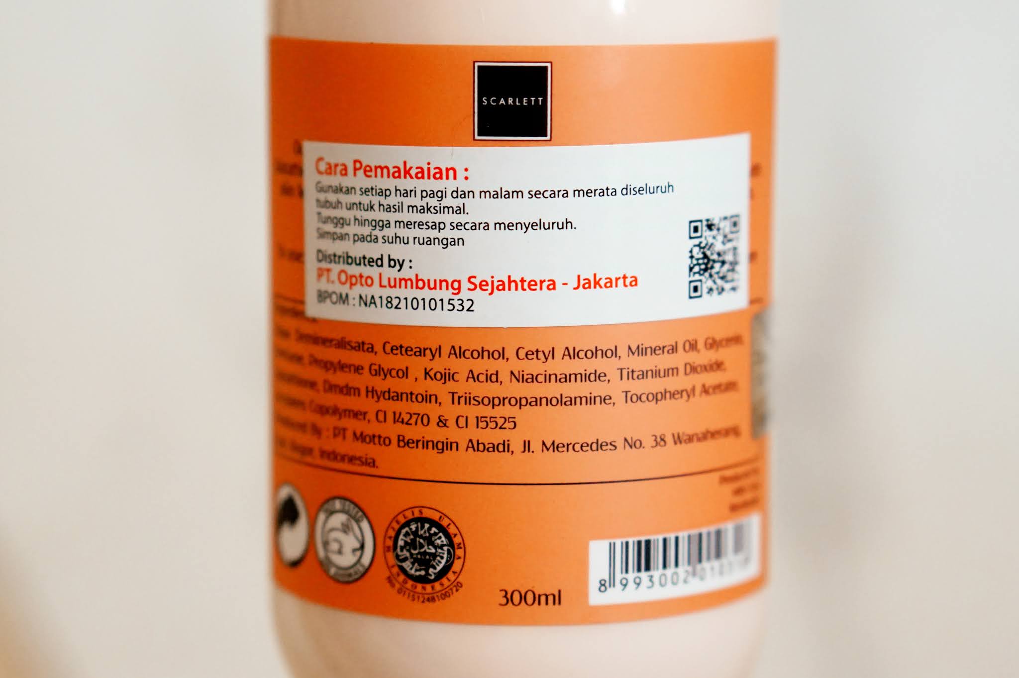 [REVIEW] Scarlett Brightening Body Lotion Jolly yang Mirip YSL Black