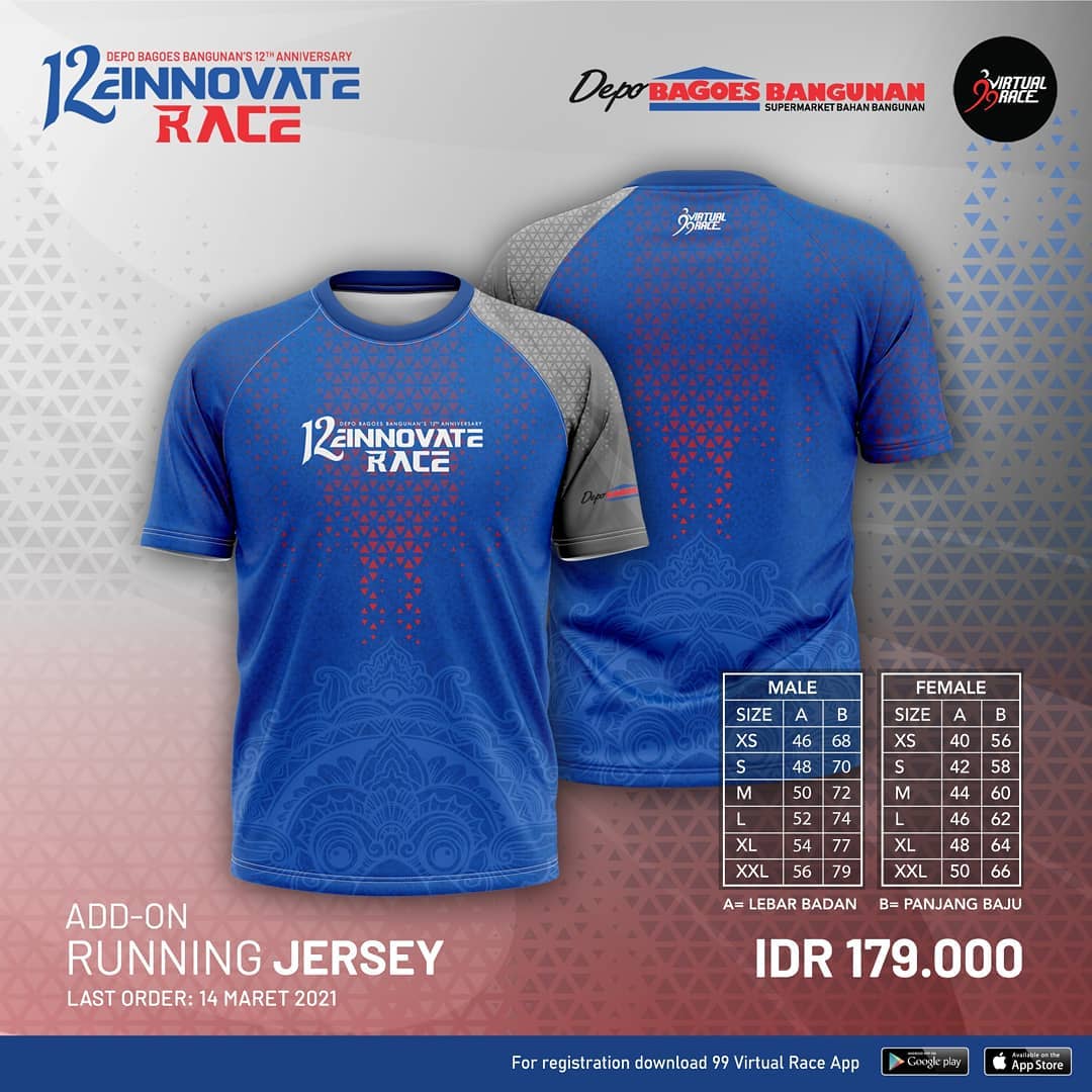 Running Jersey 🔍 12einnovate Race • 2021 Running Jersey 👕 12einnovate Race • 2021