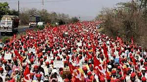 National, Mumbai, Kissan March, 