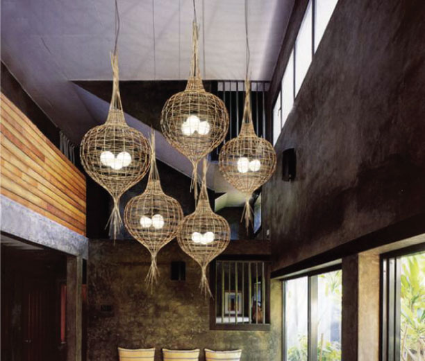 Design Plus You Woven Pendant Lights