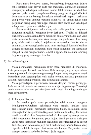 Deskripsi Perkembangan Pada Masa Berburu Dan Mengumpulkan Makanan Pentium Sintesi