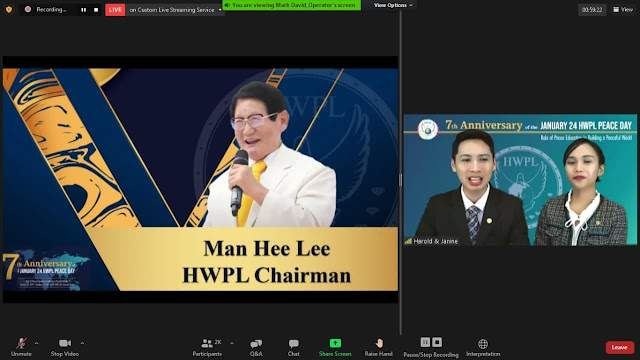 HWPL Held a Intercontinental Online Conferences to Discuss the Role of Peace Education 2 HWPL%2BOke