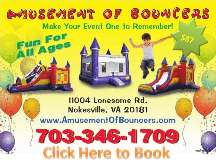 Northern Virginia Moonbounce Rentals, Bounce House rentals, Manassas