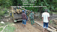 Ilegal Logging Kembali Terjadi, Anggota Kodim 1608/Bima dan KPH, Amankan Gelondong Kayu Jati
