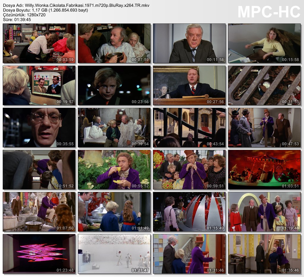NOSTALJİ FİLM SEVENLER Willy Wonka Cikolata Fabrikasi Willy Wonka