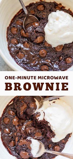 One-Minute Microwave Brownie