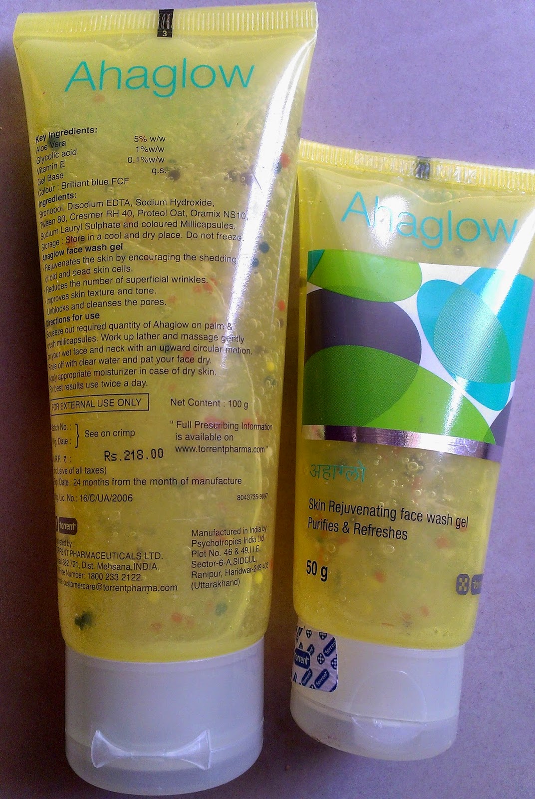 Ahaglow Skin Rejuvenating Face Wash Gel Review, Price and Swatch Glam