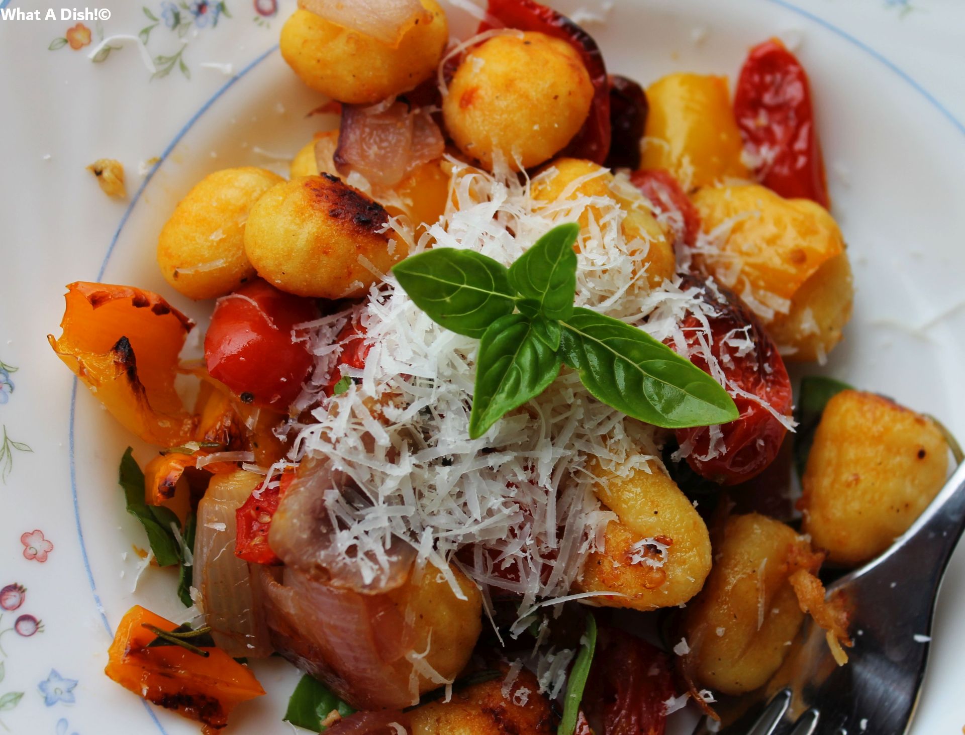 What A Dish! Sheet Pan Roasted Gnocchi & Veggies