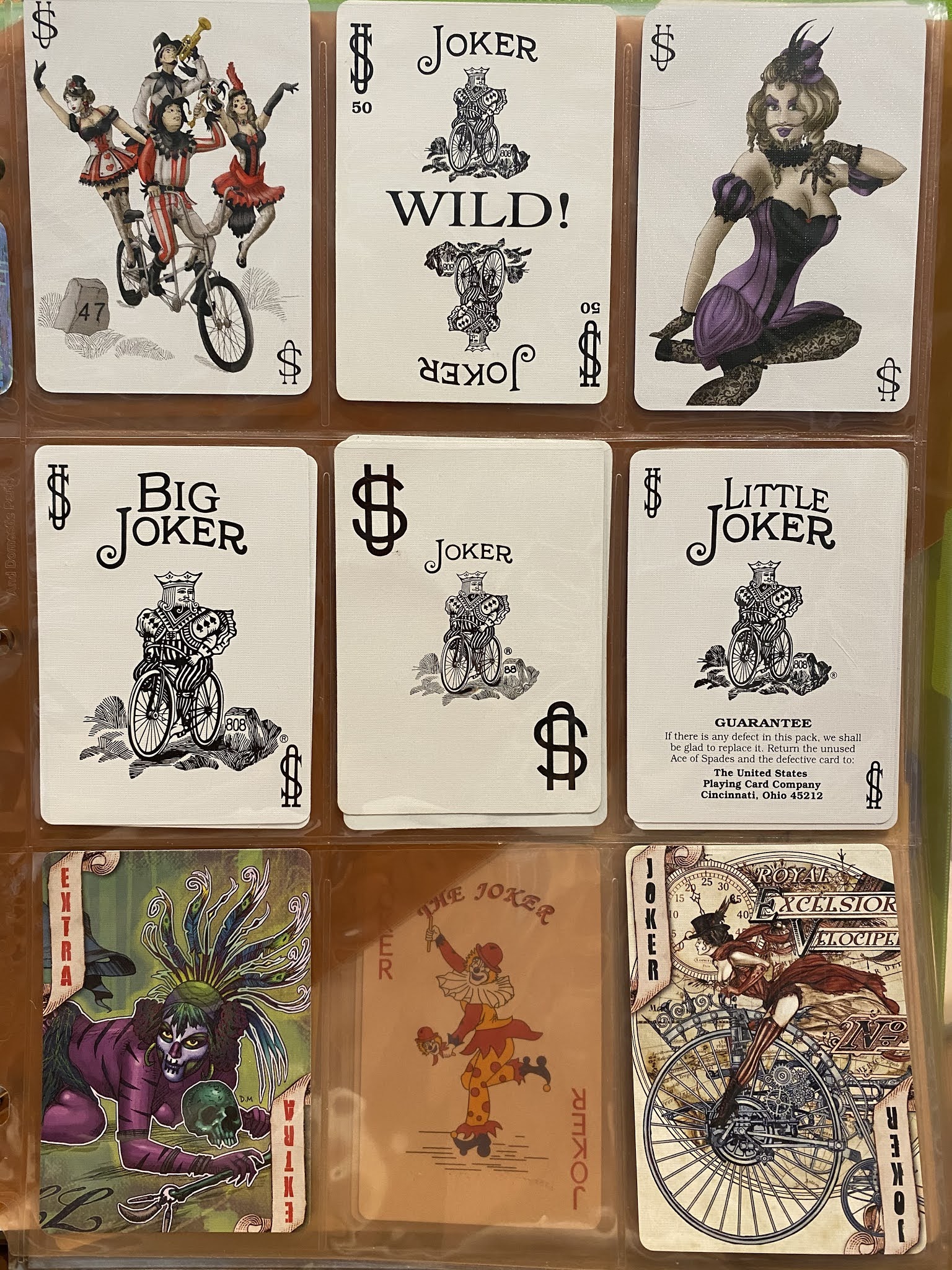 Amused by Jokers am I! Bicycle Jokers