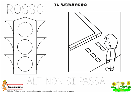 A Scuola Con Poldo Educazione Stradale Il Semaforo