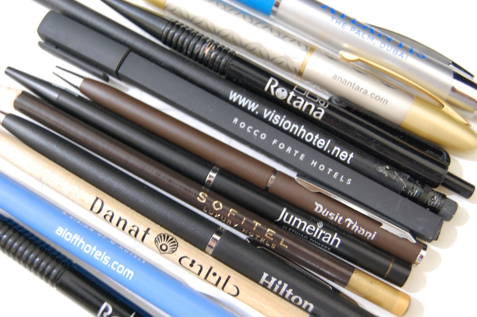 I Love My Collections My Collection Hotel Pens