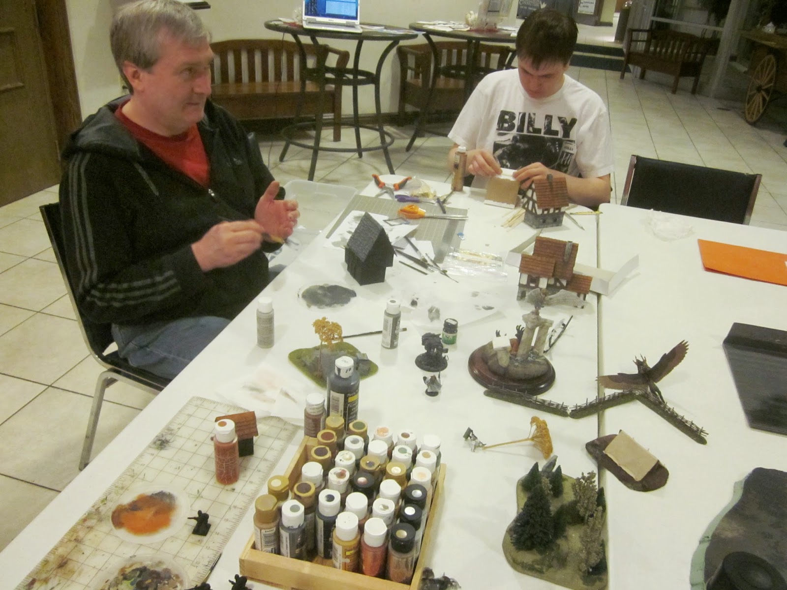 Battleground Hobbies Model Building 101 Class Progress