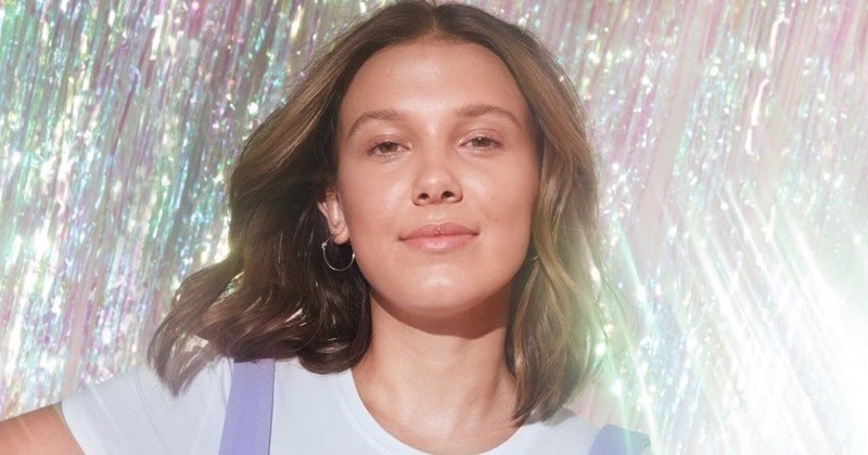 Millie Bobby Brown on Instagram: thriving with my tinted lip oil by yours  truly @florencebymills !! my best friend on vacay 💜 what are you doing??  go order some!