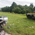 Idoso morre após carro sair da pista e capotar na BR-386