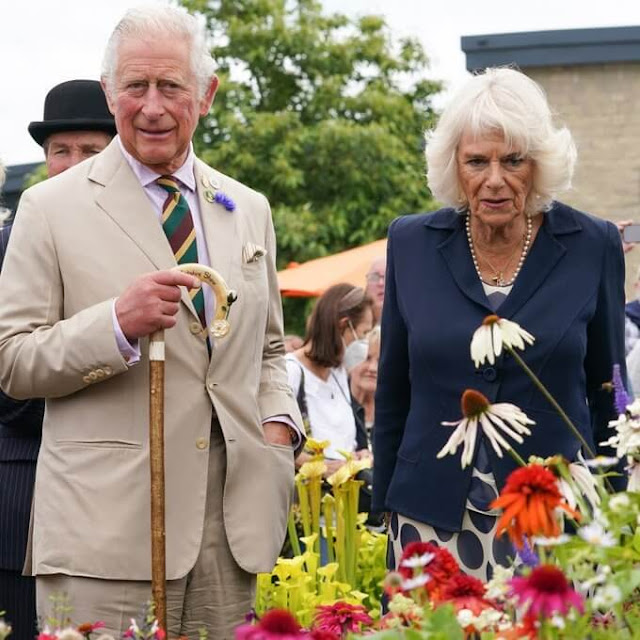 The Prince of Wales and The Duchess of Cornwall attended The Great Yorkshire Show at The Great Yorkshire