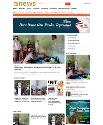 Tampilan Onews