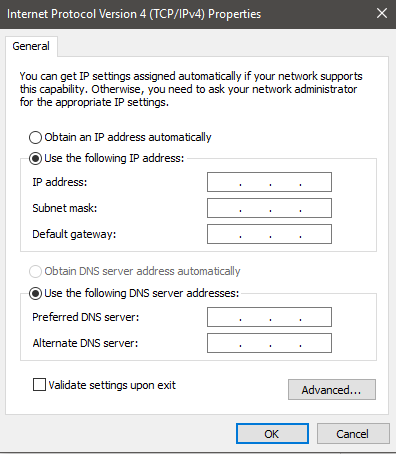 Cara merubah IP Address di Windows