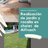 Realización de jardín y rocalla en un chalet de Alfinach