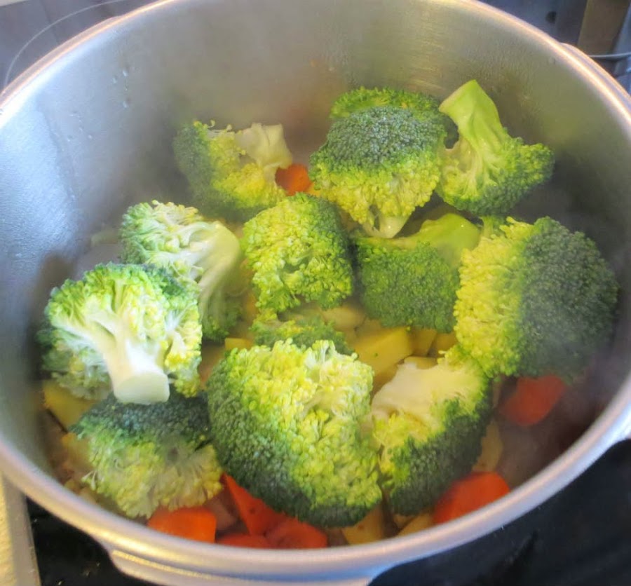 Rehogar resto de hortalizas