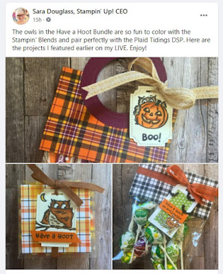 Stampin' Up! Have a Hoot Bundle ~ Halloween Treats ~ August-December 2020 Mini Catalog #stampinup