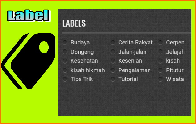 Labels list