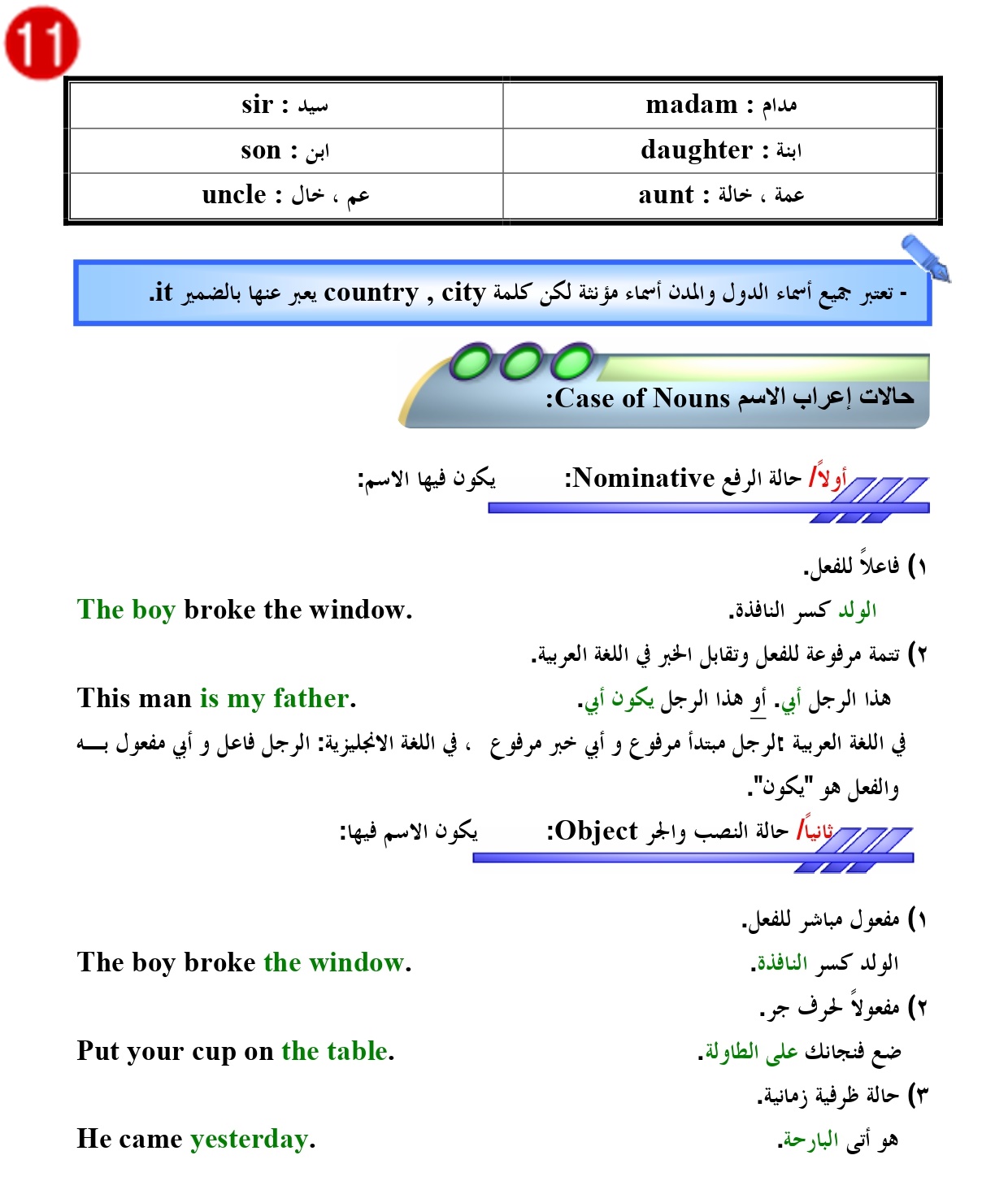 رجل بالانجليزي