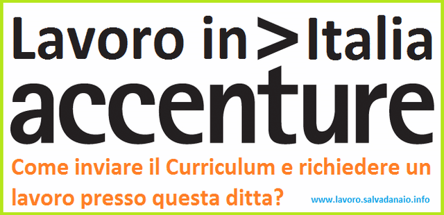 Opportunità di lavoro e posti disponibili presso Accenture Italia
