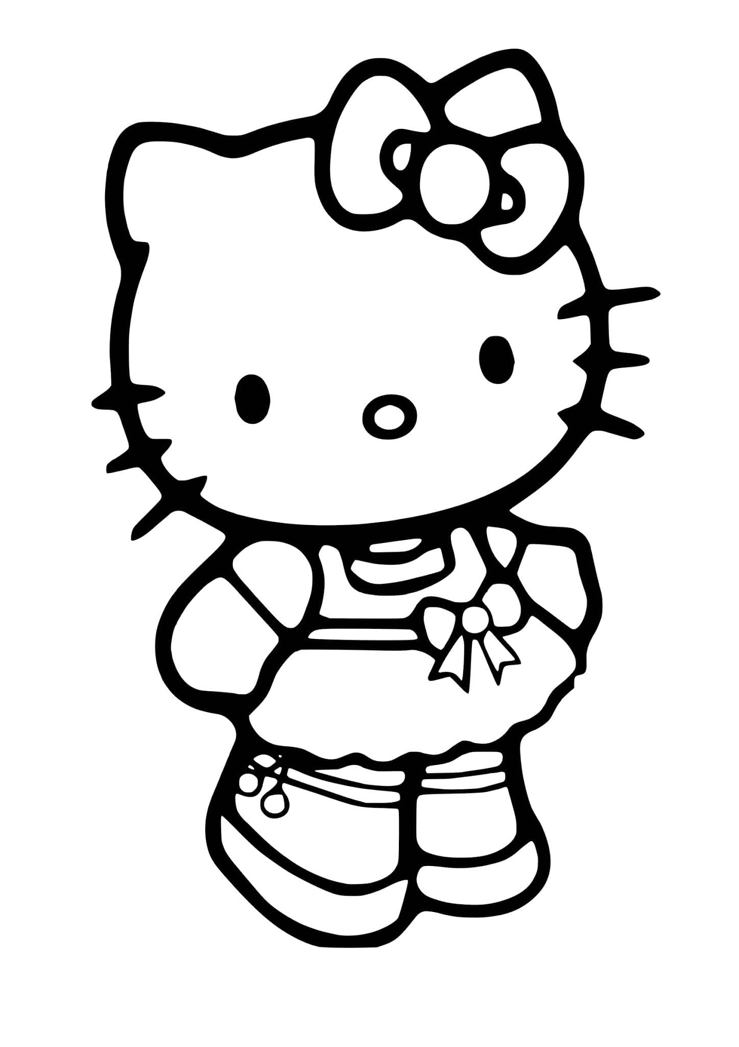 Hello Kitty 06 Svg Free Cricut Svg Free Vector Files 016
