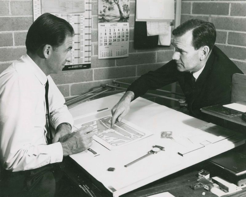 Vintage photos show the workplace and offices of the past  1970s 1980s - 1