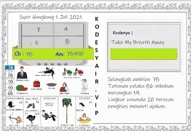 Syair Hk Kamis 1 Juli 2021 Forum Kode Syair Toto
