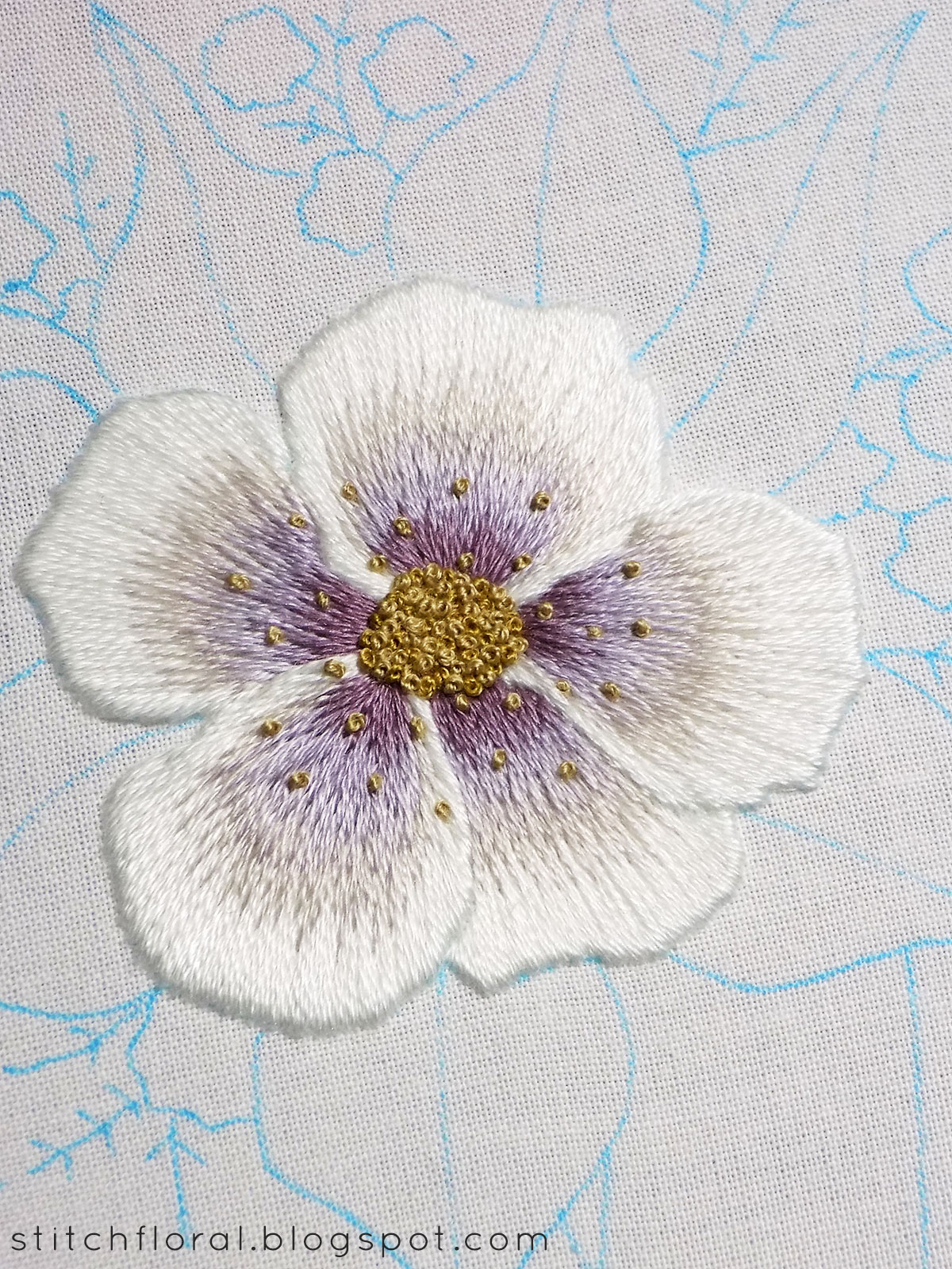 How to start & end embroidery thread updated posts Stitch Floral