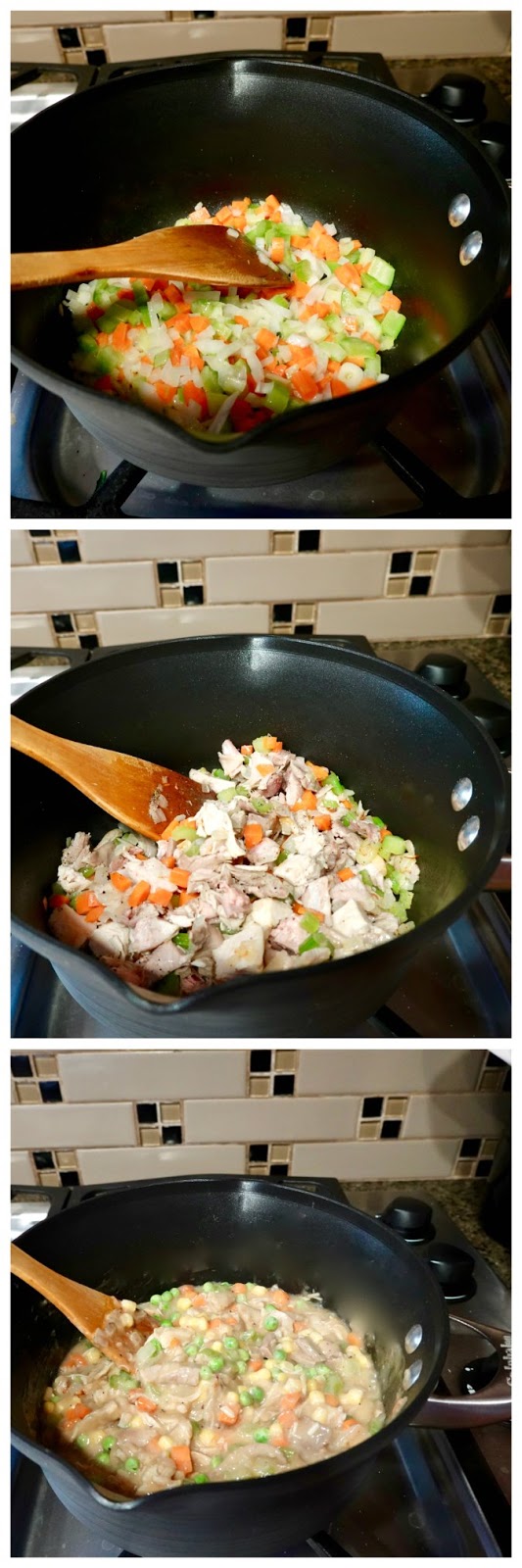 Leftover Turkey and Gravy Pot Pie Karen's Kitchen Stories