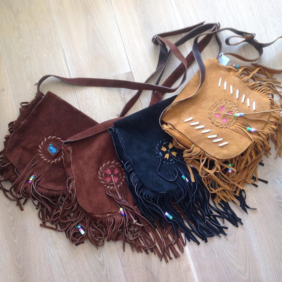 fabstyle blog: Handmade Indian, Ibiza bag with fringes