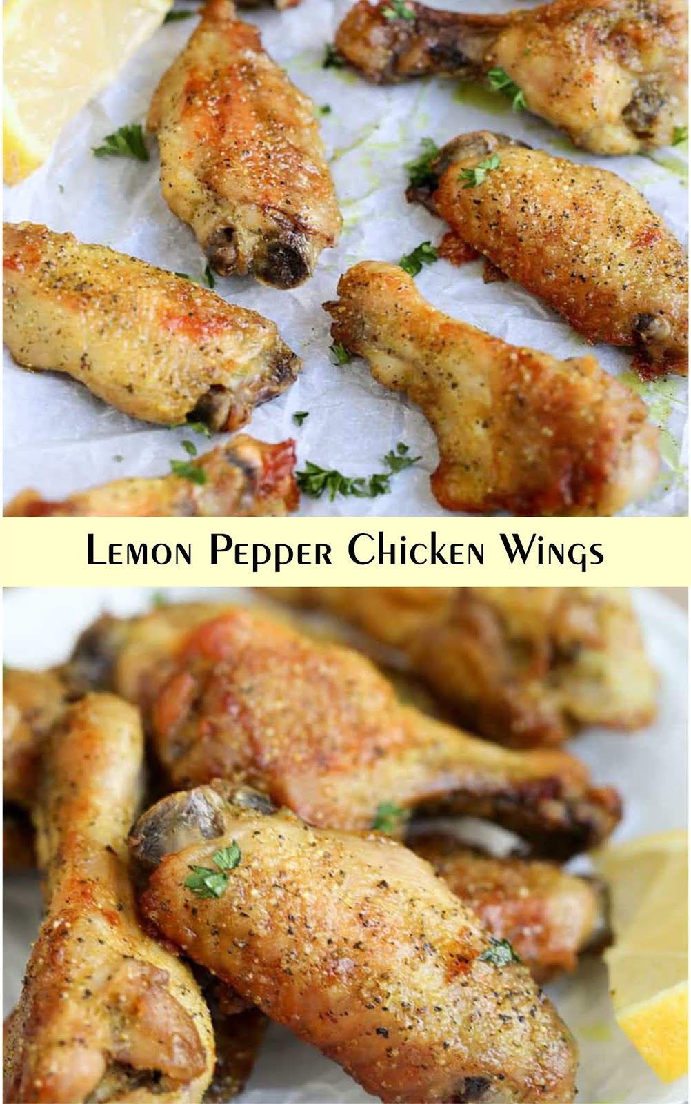 Lemon Pepper Chicken Wings EAT