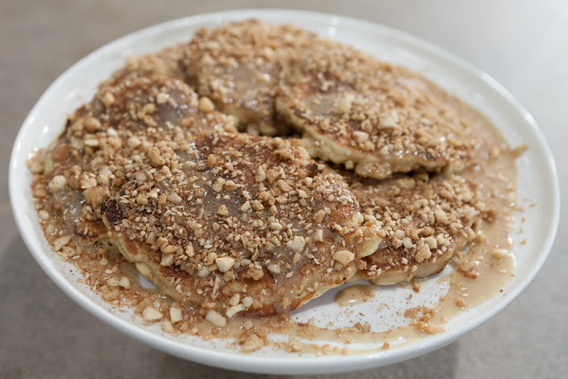 Τηγανίτες με σιτάρι - ταχίνι - ξηρούς καρπούς