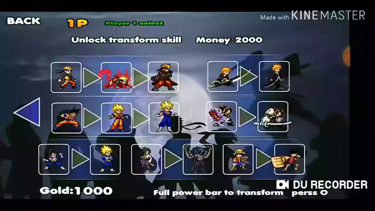Jump Force Mugen Style Apk Game For Android