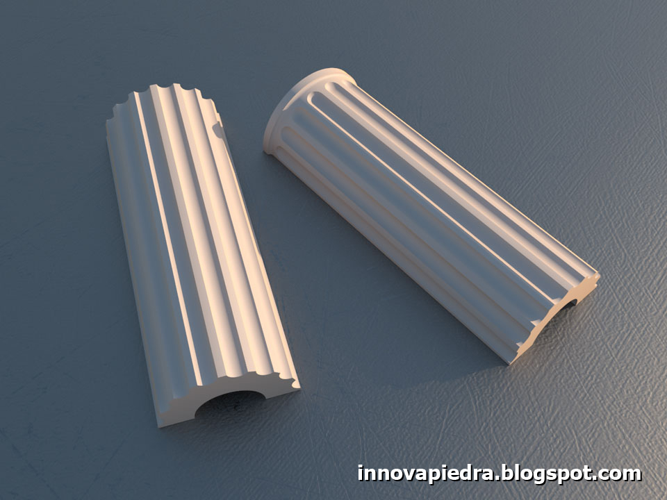 Fustes para columnas modulares de piedra artificial INNOVAPIEDRA Fustes para columnas modulares de piedra artificial INNOVAPIEDRA