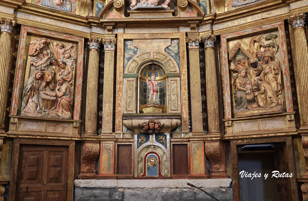 Retablo Mayor de la iglesia de Xunqueira de Espadanedo