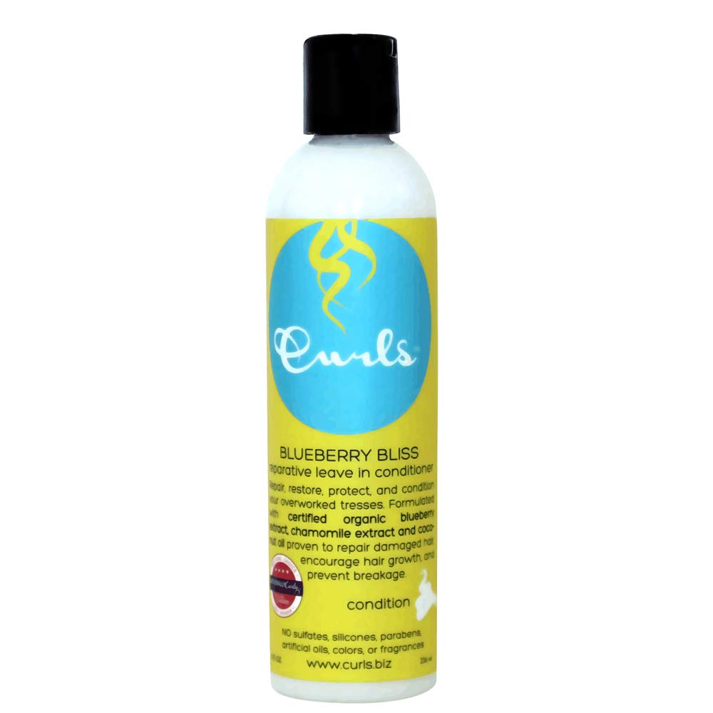Blueberry Bliss Reparative Leave In Conditioner, 8 Ounces by Curls CURLS PRODUCTS GHANA Blueberry Bliss Reparative Leave In Conditioner, 8 Ounces by Curls CURLS PRODUCTS GHANA