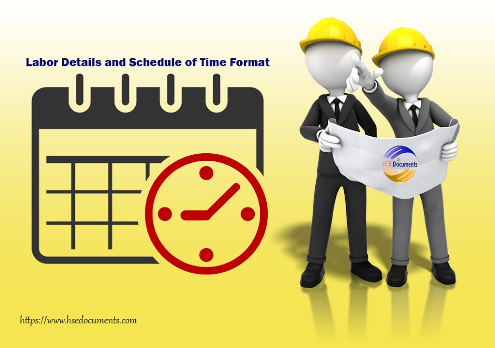 Labor Details and Schedule of Time Format