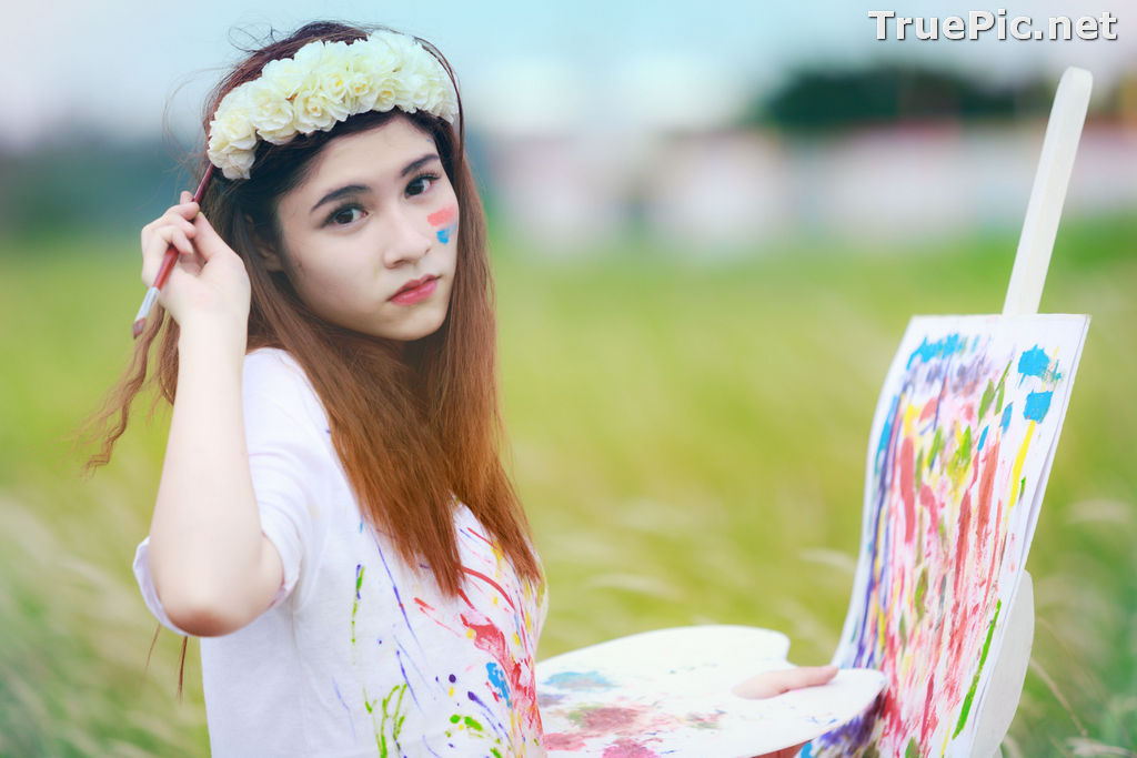 Image Vietnamese Model - How To Beautiful Angel Become An Painter - TruePic.net - Picture-11