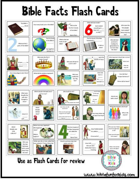 Who Am I? Cards | Bible Fun For Kids