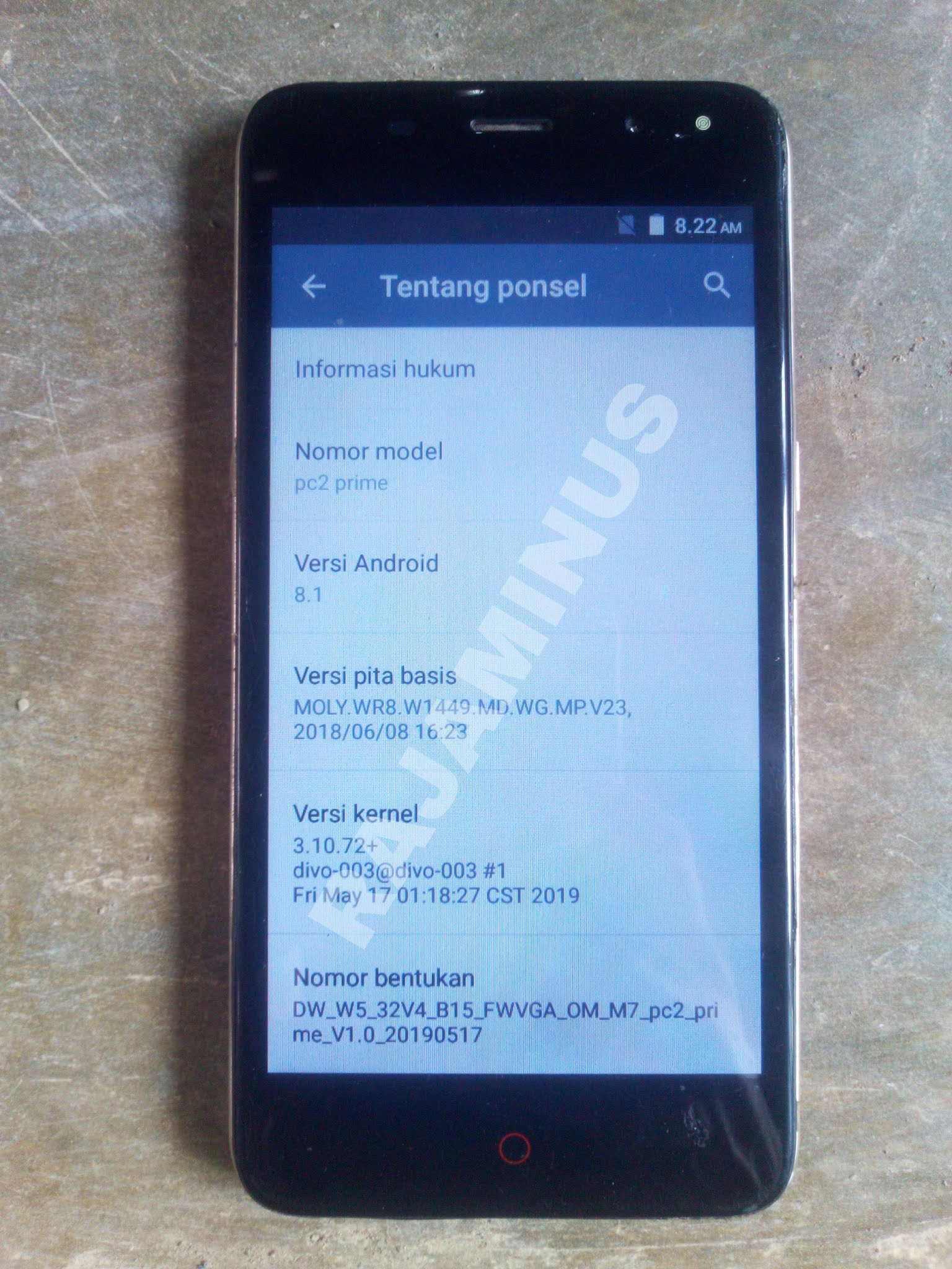 FIRMWARE FC3 MT6580 RAJAMINUS