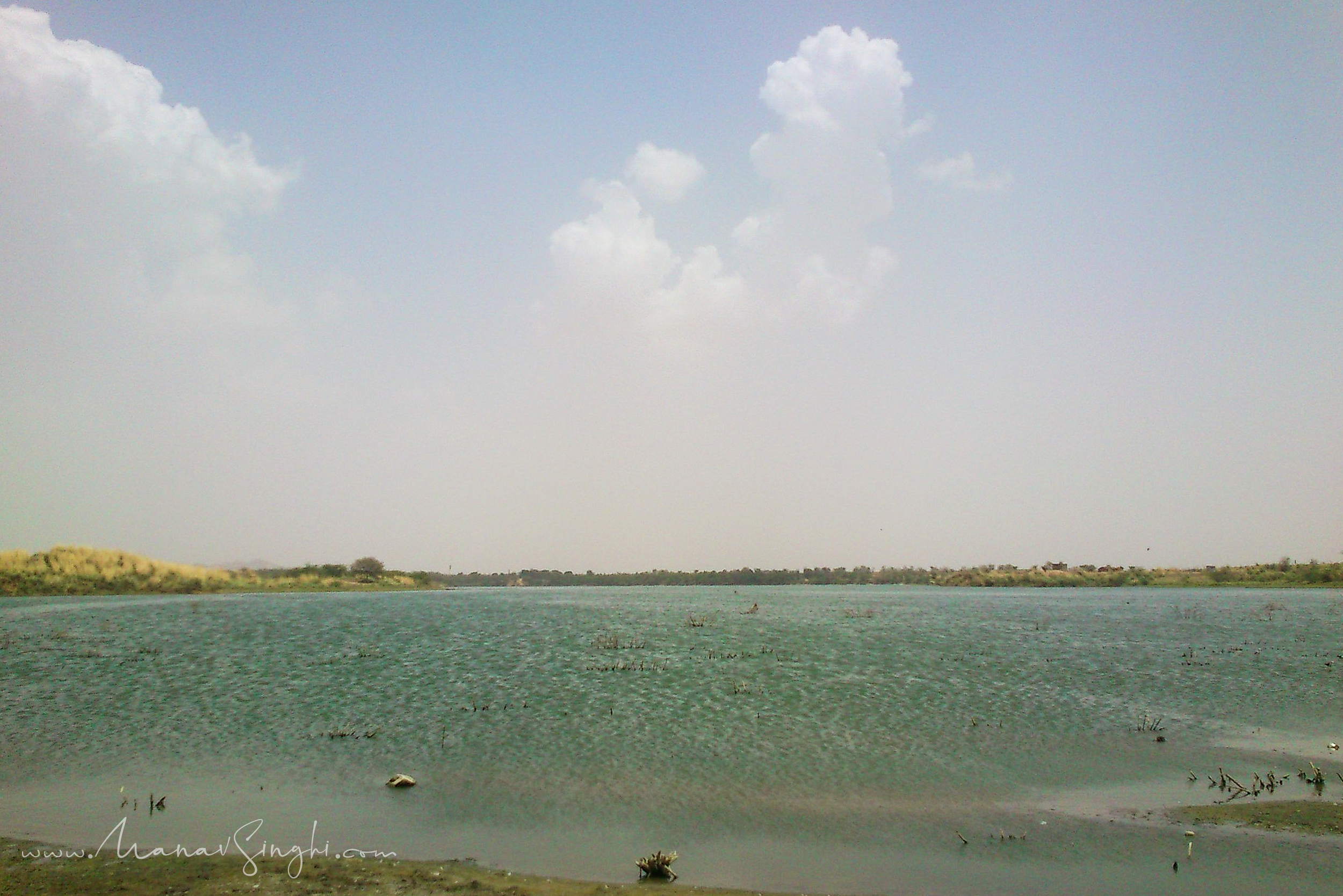 Mobile Shot Taken at Kanota Dam, Jaipur on 20-June-2012