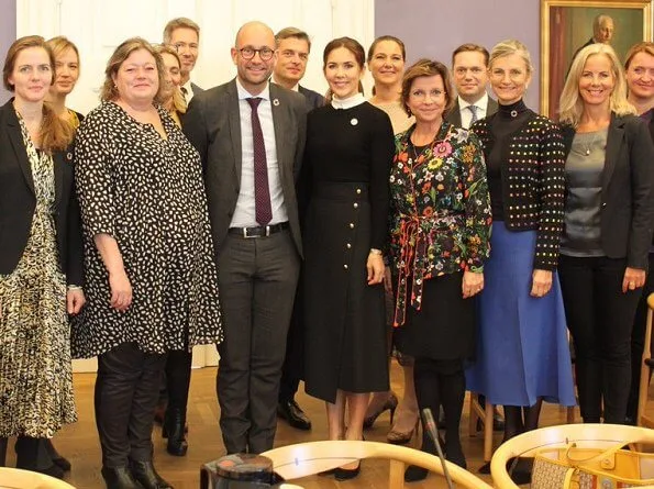 Crown Princess Mary attended the conference Sexual and Reproductive Health and Rights in Humanitarian Crises at Christiansborg