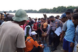 Dua Orang Penambang Pasir Di Sungai Bengawan Solo, ditemukan tak bernafas 